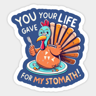 Thanksgiving turkey Sticker